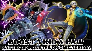 KID & LAW BATTLE OF MONSTER ON ONIGASHIMA GAMEPLAY | ONE PIECE BOUNTY RUSH | OPBR