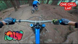 One chill lap in Azuga Red Trail