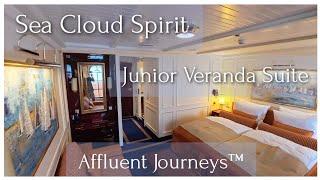 Sea Cloud Spirit Junior Veranda Suite Tour