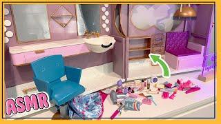 ASMR ‍️ Organizing My Beauty Salon! My Our Generation Salon on Wheels - Mini & Tingly 