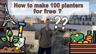 How to make 100 planters for Alzheimer victims... for free! #Gardens4Good