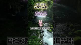 6월 22일 운세, #오늘의운세, #띠별운세, #6월 22일