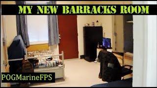 My Baracks Room Tour ~ Marine Life on Camp Lejune ~ Also Going For a Run