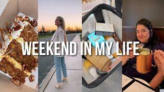 weekend vlog: sephora sale haul, mom visits + a fancy dinner!