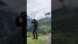 Lovely View 🫡 #mountains #hills #army #armylover #fauji #shorts #viralshort #bengalisong
