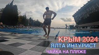 КРЫМ 2024 | ЯЛТА ИНТУРИСТ | ЧАЙКА НА ПЛЯЖЕ ️️‍️