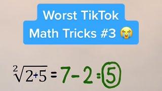 Worst TikTok Math Tricks #3 Explanation