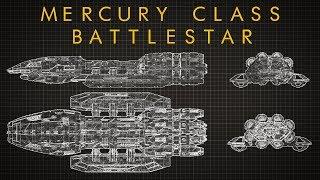 Battlestar Galactica: Mercury Class Battlestar - Ship Breakdown