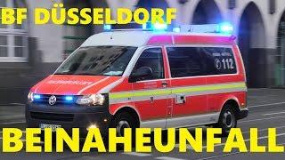 [BEINAHEUNFALL & VOLLBREMSUNG] ELW C DIENST 3 BF DÜSSELDORF #MontisEinsatzfahrten