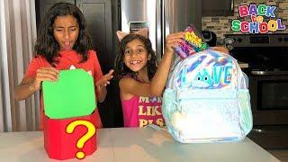 Mystery Box Back to School Switch-Up Challenge!! Kids fun