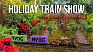 NYC Christmas 2024  Holiday Train Show 2024 at New York Botanical Garden in the Bronx 