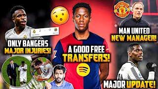 Real Madrid Vini & Carvajal major injury 2-0, David to Barca ? Tuchle to Man Utd, Pogba Update