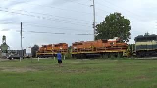 HD: Meridian and Bigbee KCS Transfer run Job 1 Meridian, MS with Bay Line Unit!