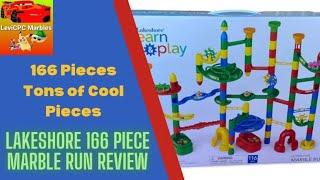 Lakeshore 166 Piece Marble Run Review | New Marble Run Set | LeviCPC Marbles