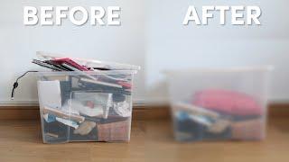 decluttering sentimental items *i cry* | Becoming a Minimalist Episode 4