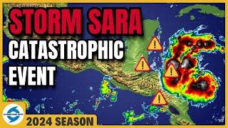 Sara will cause heavy rainfall and flooding in Central America and Mexico. Catastrophic for Honduras