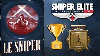 Défi 2 PROPAGANDE - LE TIREUR EMBUSQUÉ LE SNIPER Difficulté Authentique OR - SNIPER ELITE RESISTANCE