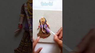 Shri Radha ji|Radha ji murti making with clay| #clayart #radhaji #shorts#