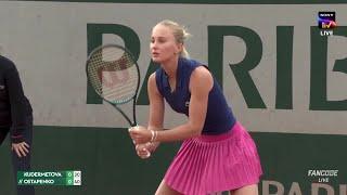 Polina Kudermetova vs Jelena Ostapenko | Roland Garros 2025 | Round 1 | Highlights