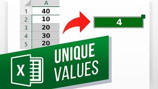 How to Count Unique Values in Excel | How to Use the COUNTA and UNIQUE Functions