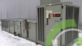 Green Industrial - USED 25 TON AIR COOLED ROOF TOP UNIT RTU TRANE INTELLIPAK SFHLF254HB FOR SALE