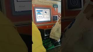 LRT TICKET VENDING MACHINE #asmr #ticket