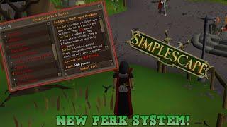 AMAZING NEW PERK SYSTEM HAS ARRIVED ON SIMPLESCAPE RSPS (HUGE UPDATE) + GIVEAWAY