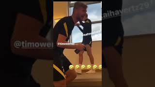 Timo werner pranks kai havertz #shorts #cfc #werner #havertz #chelsea