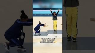 Simone Biles & Jordan Chiles BOW DOWN To Brazil’s Rebecca Andrade  #parisolympics2024