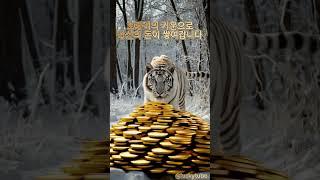 호랑이기운으로 당신의 돈이 쌓여갑니다.Your money will accumulate with the energy of the tiger.