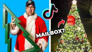 I Tested Viral Dumb Holiday TikTok Builds