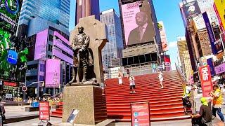 Times Square Red Steps - NYC - August 2020