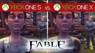 Fable Anniversary Comparison - Xbox One X vs. Xbox One S