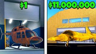 $1 vs $11,000,000 Mad City Jet! (ROBLOX)