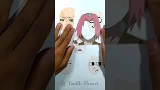 Which one is your Favorite Face Sakura #shorts #shortvideo #naruto #anime