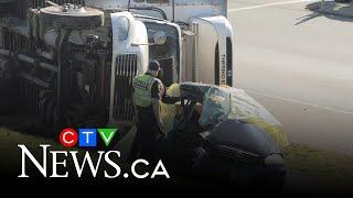 One dead, another injured after crash in Surrey, B.C.