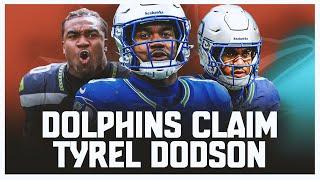 Miami Dolphins Claim Tyrel Dodson! | Austin Jackson Done For Year!