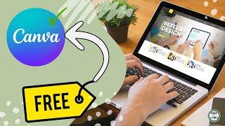 Get CANVA Pro for FREE in 2025! | MAKE Books, Websites, FREE Printables + MORE!