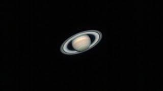 Saturn with ZWO ASI120MM Red channel 130 Apo Refractor