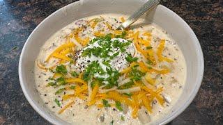 Quick Recipe Video | loaded baked potato soup