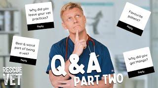 Why I got Mango, leaving my vet practices & worst part of being a vet | Q&A with Dr Scott | Part Two