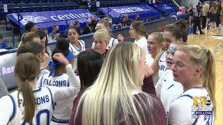 Air Force womens hoops team honored