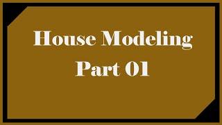 Stylish House Modelling Part 01|Photoshop education tutorial #House Modelling