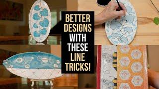 Better Pottery Designs With These Simple Line Tricks!