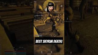 Best Skyrim Death I Ever Seen! #skyrimgamer #lorerim #skyrim2024 #skyrim #funnyvideo #eldoggo45 #yt