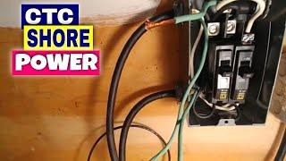 SHORE POWER INSTALLATION camper van life cargo trailer camper conversion