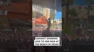 CREDDY CAM: Ashanti shows her man Nelly some love at Tao Las Vegas