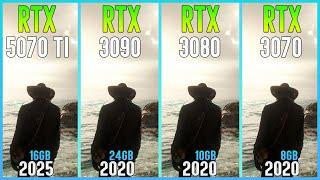 RTX 5070 TI vs RTX 3090 vs RTX 3080 vs RTX 3070 - Test in 13 Games