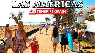 TENERIFE - PLAYA DE LAS AMÉRICAS | Actual Appearance in Different Places ️ 4K Walk ● October 2024