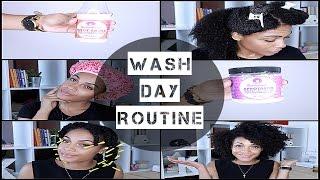 Quick Natural Hair Wash Day Routine || TheNotoriousKIA